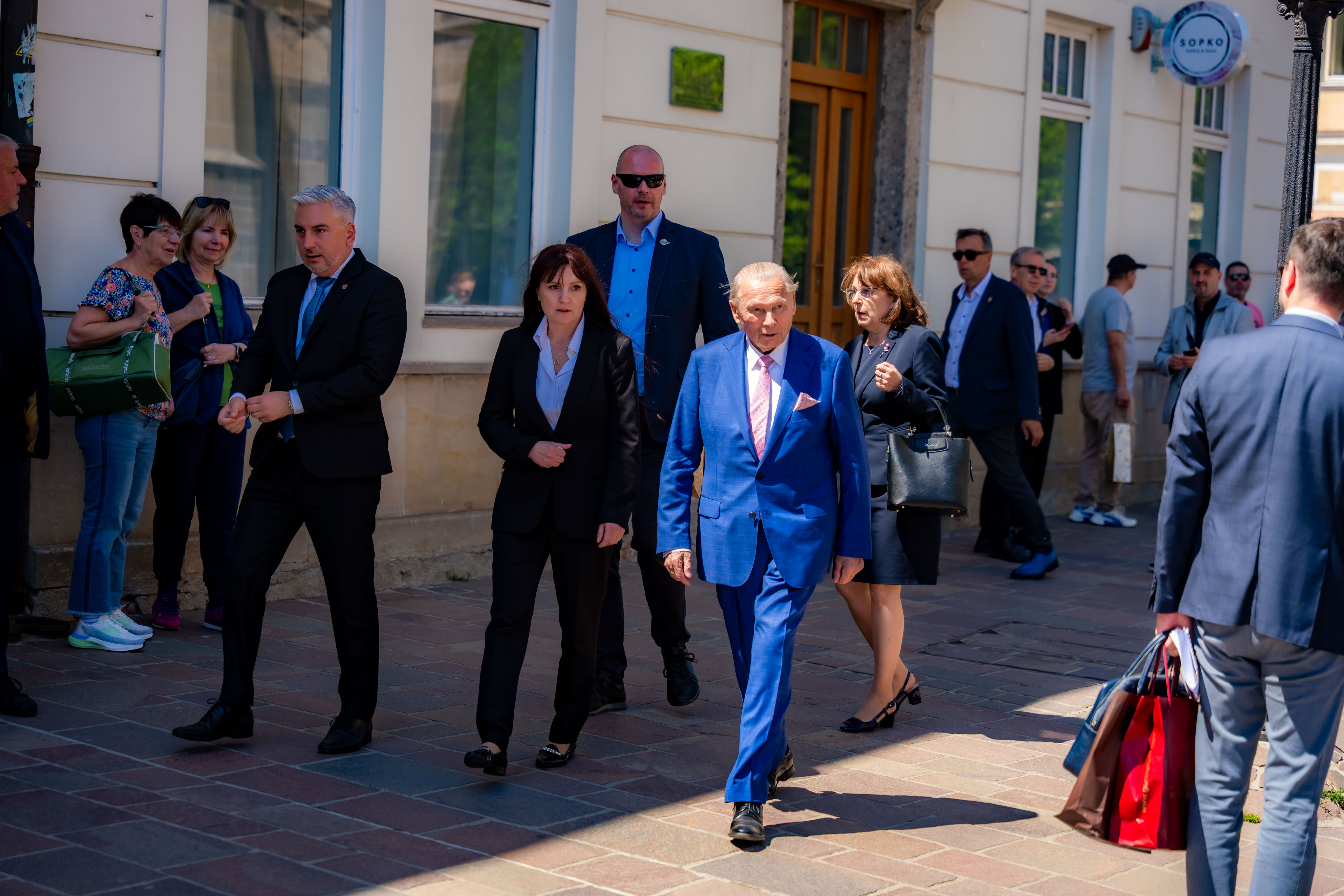 Prezident ZEMAN V Kosiciach so Schusterom -1-2